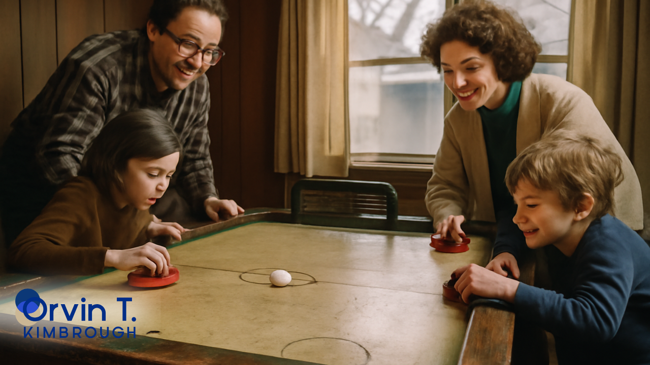 Gratitude Focus: Today, I’m Grateful For Our Old Air Hockey Table